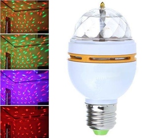3 Renk Işık Yansıtan Dekoratif Lamba Crystal Magic